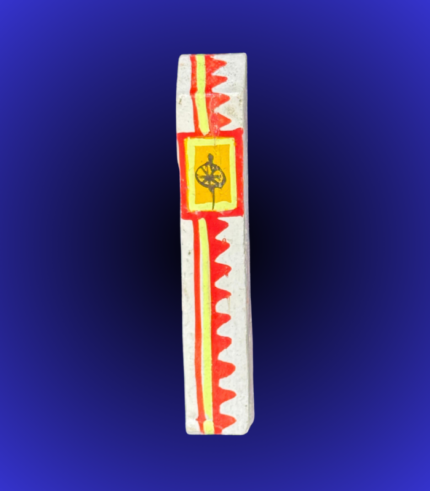 Jagannath Sacred Wooden Flag Stand – Hand-Painted Single Piece