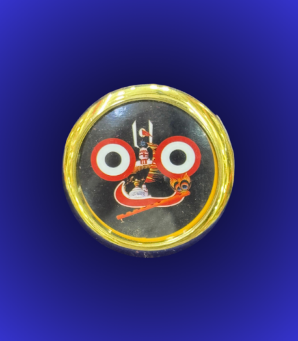 Jagannath Face Round Photo Frame Showpiece